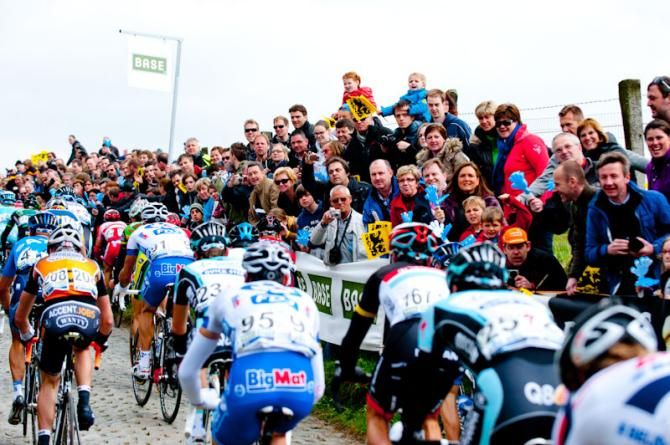 Great excitement in Tour des Flanders 2012