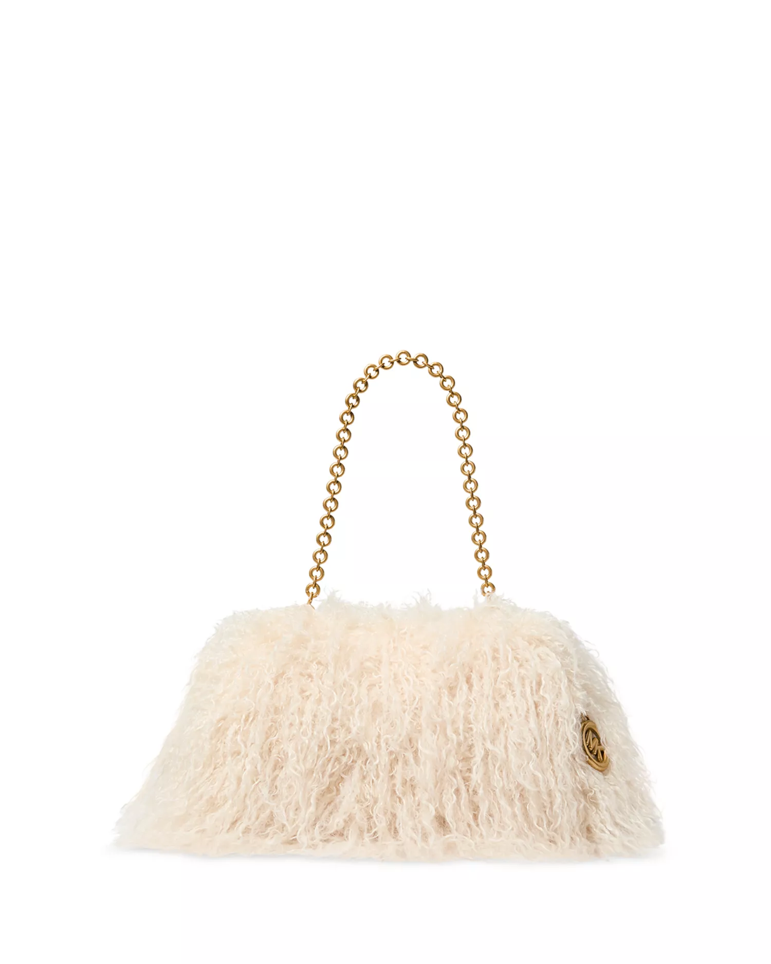 Michael Kors, Goldie Cloud Faux Fur Frame Clutch