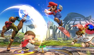 A Smash Bros. fight begins