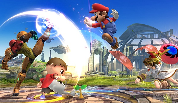 A Smash Bros. fight begins