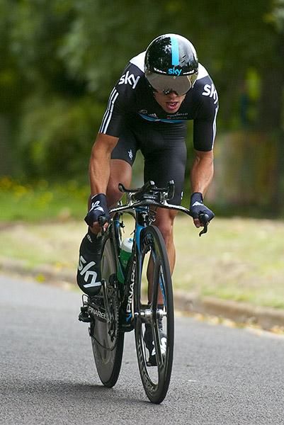 Richie Porte finished just off the pace in fourth place.