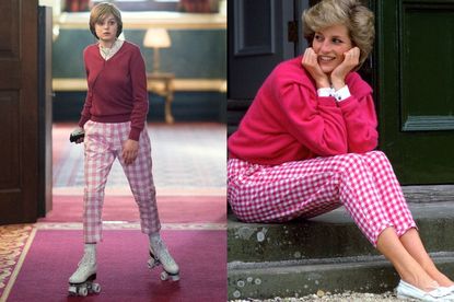 Photos: Princess Diana's Outfits Recreated by 'The Crown's Emma Corrin ...