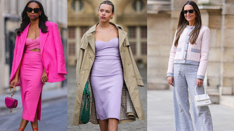 what color suits me: three different women in street style snaps