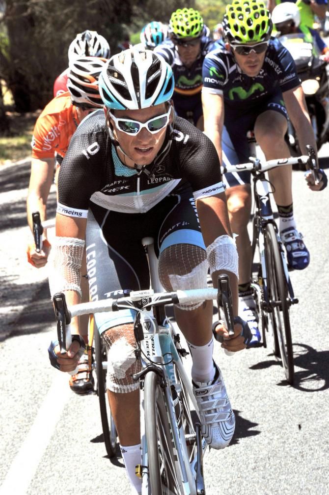 Stefan Denfil looking like a mummy in 2011