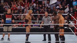 The Rock and John Cena face off against The Miz and R-Truth at Survivor Series