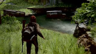 The last of us 2 truck in the water