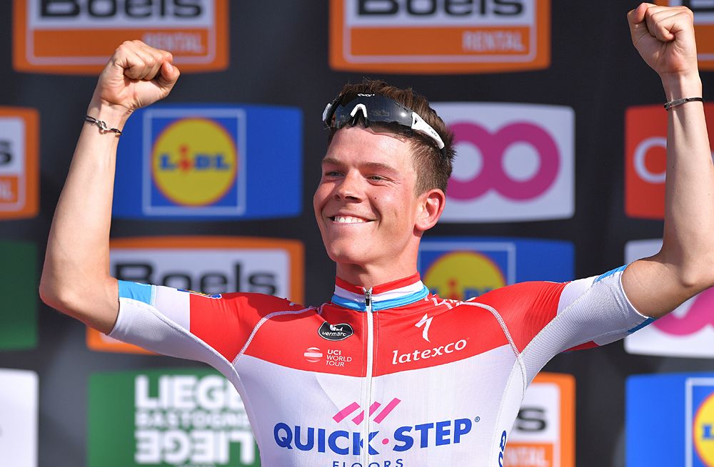 Bob Jungels (Quick-Step Floors) wins Liege-Bastogne-Liege