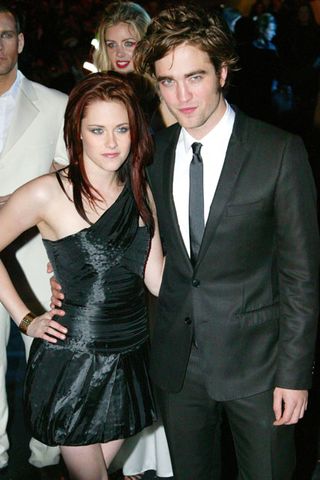 Kristen Stewart and Robert Pattinson at the Twilight London premiere