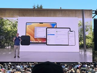 Skjermbilde fra WWDC 2022 som viser nye Safari