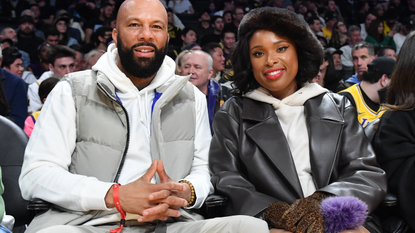 Common and Jennifer Hudson attend a basketball game between the Los Angeles Lakers and the Dallas Mavericks at Crypto.com Arena on January 17, 2024 in Los Angeles, California.