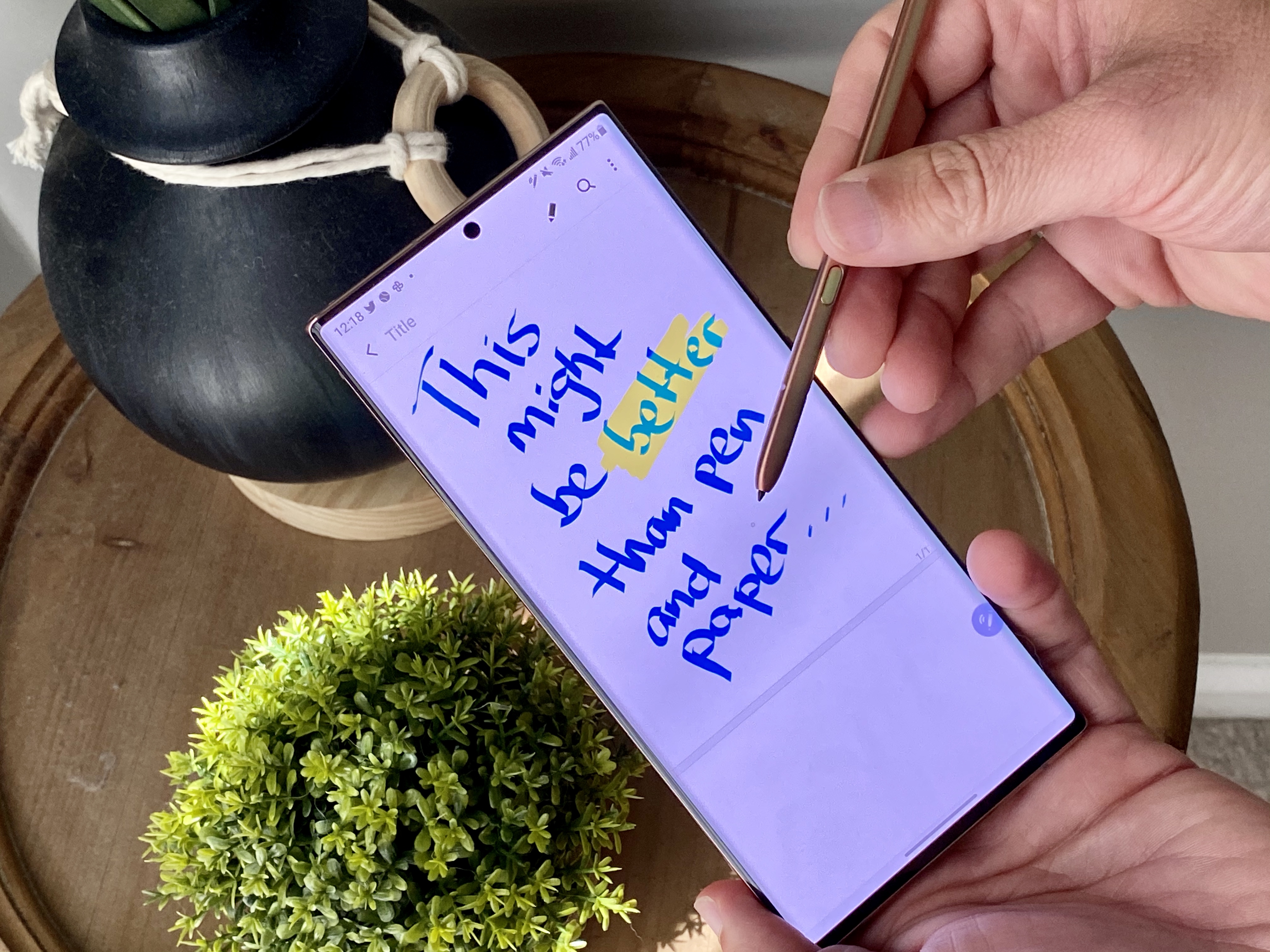 app for taking notes on a samsung