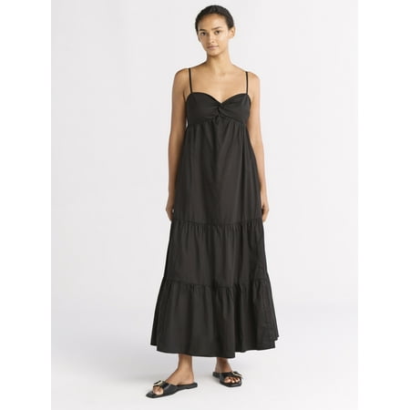 Free assembled women's twisted front cotton trouser skirt, size xs-xxxl