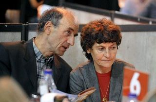Jeannie Longo and her husband Patrice Ciprelli