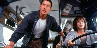 Keanu Reeves and Sanrda Bullock in Speed