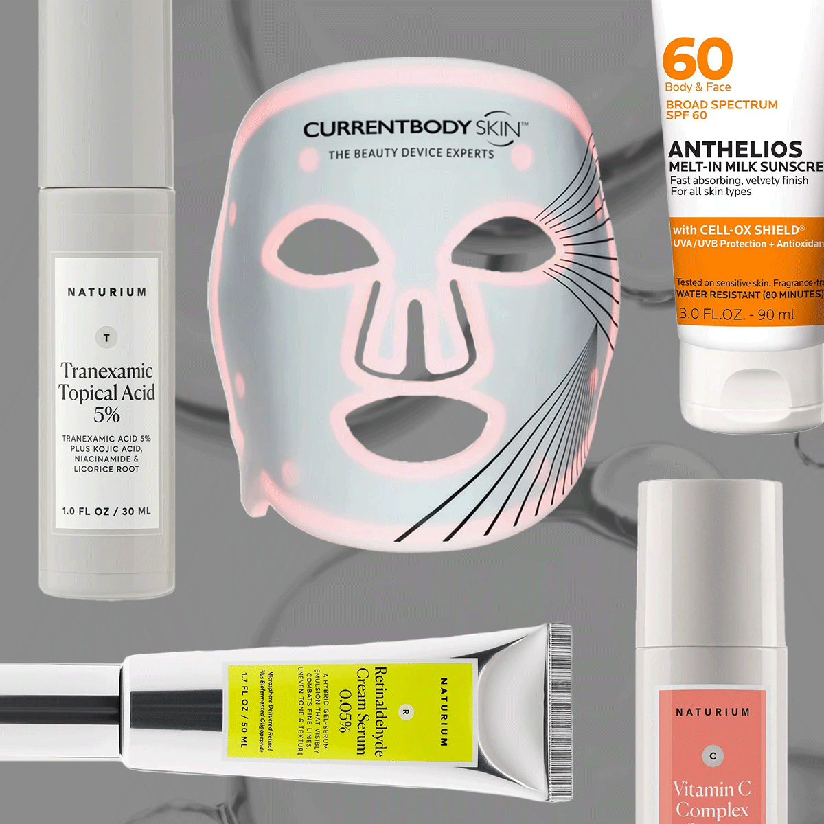 Dark spot product collage