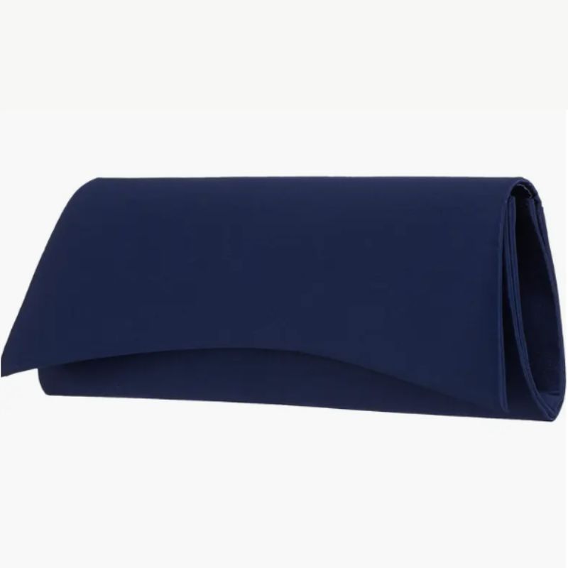 navy clutch bag