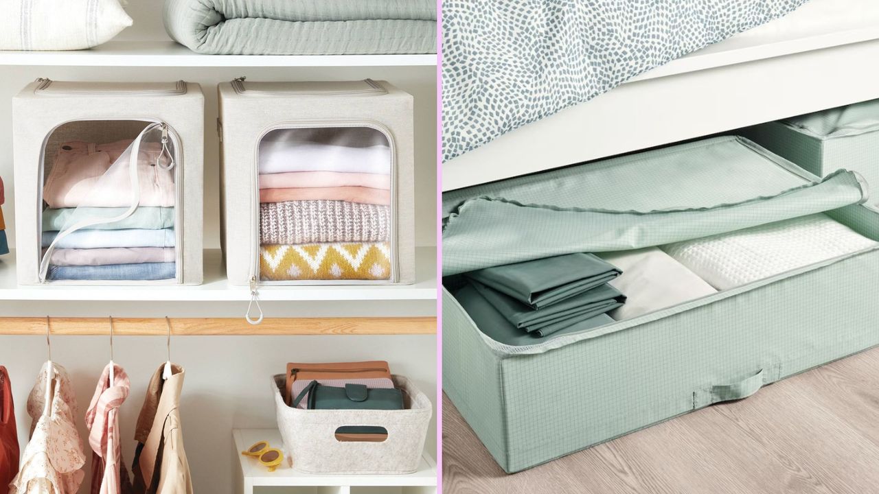 Closet organizers and under-bed storage bag