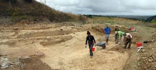 an Etruscan prince's tomb area