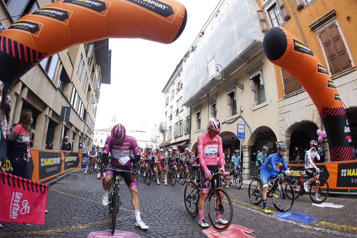 Giro dItalia 2020 103th Edition 16th stage Udine San Daniele del Friuli 229km 20102020 Joao Almeida POR Deceuninck Quick Step photo Ilario BiondiBettiniPhoto2020