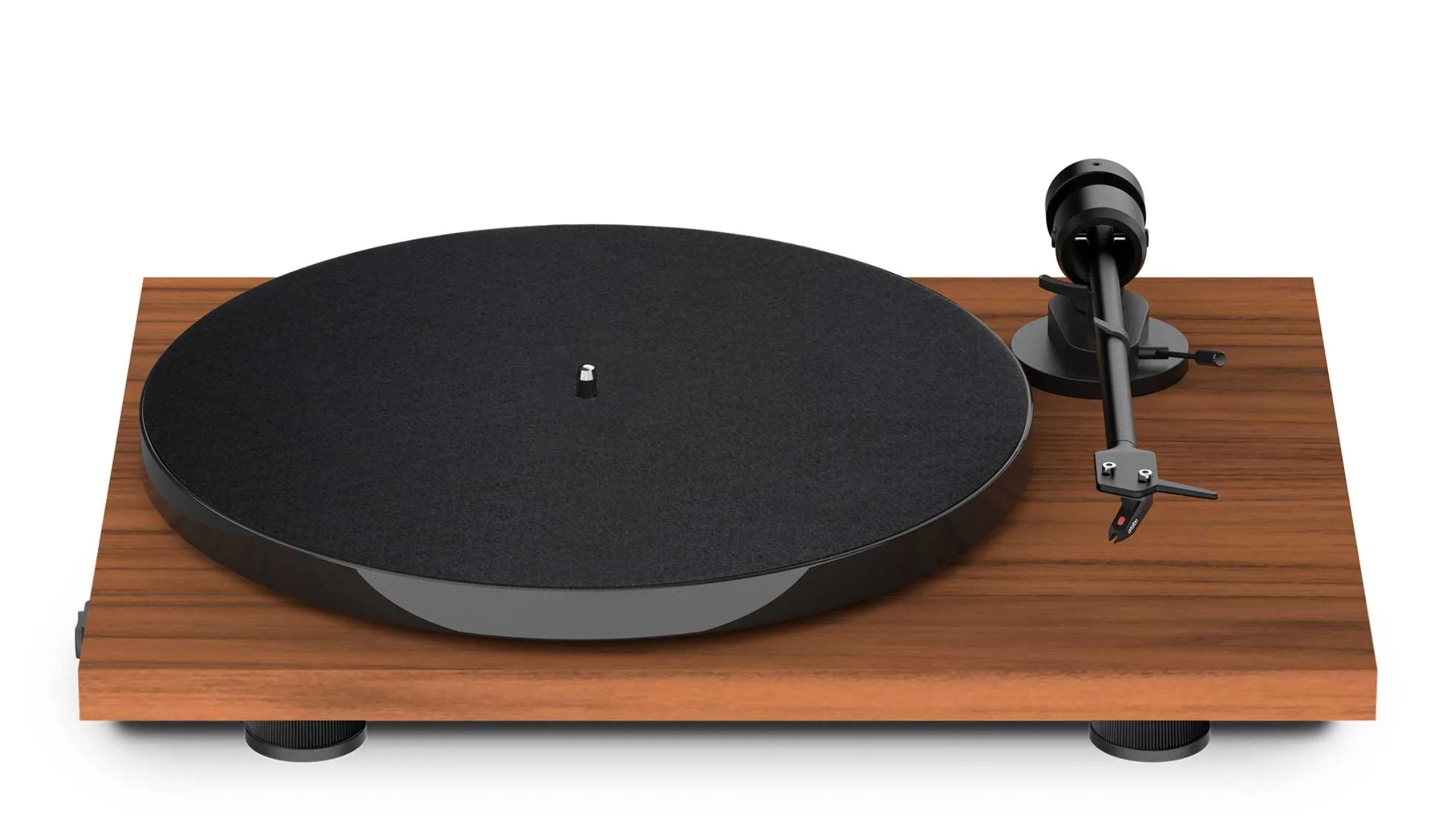  Pro-Ject T1 BT Turntable with Built-in Preamp and Wireless  Audio Transmitter (Satin Walnut) : Electronics