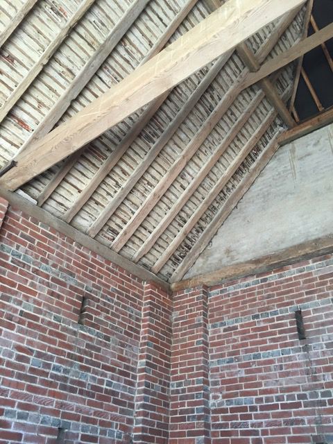 Before: The original timber were retained where possible