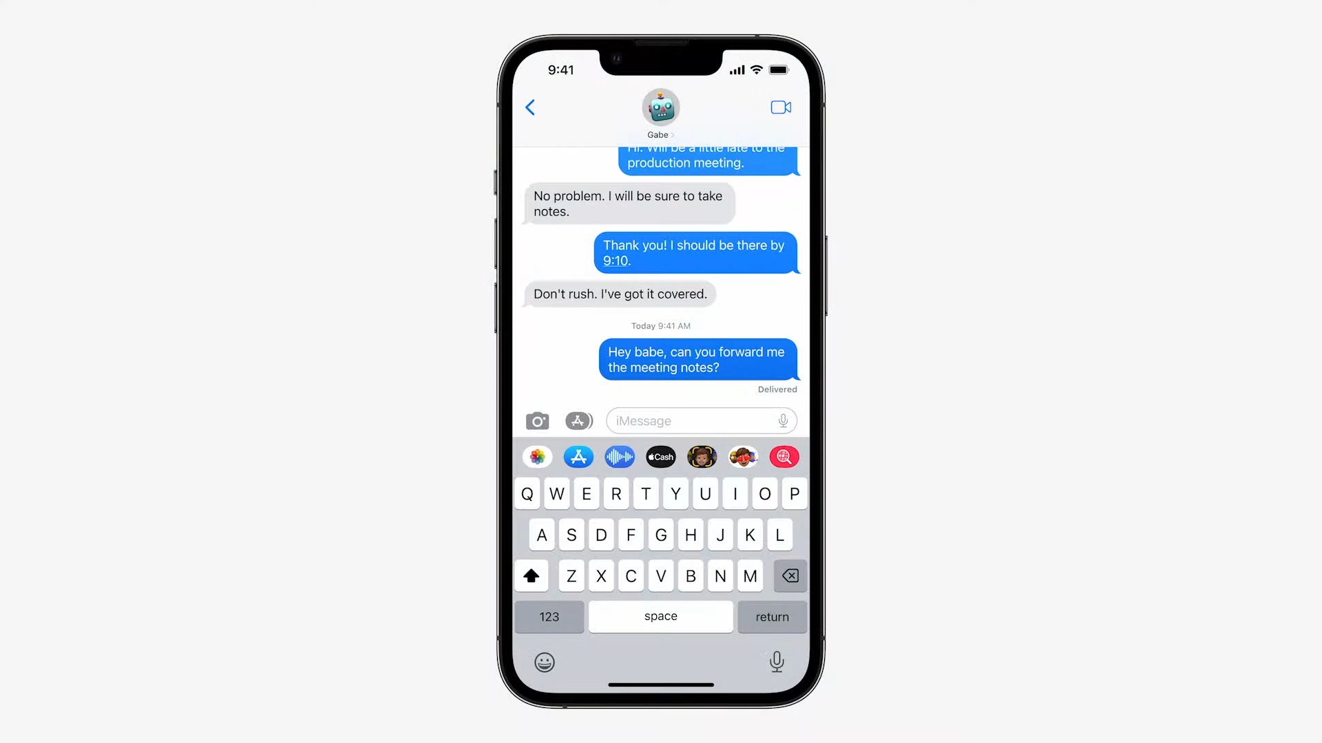 Editing texts on iOS 16