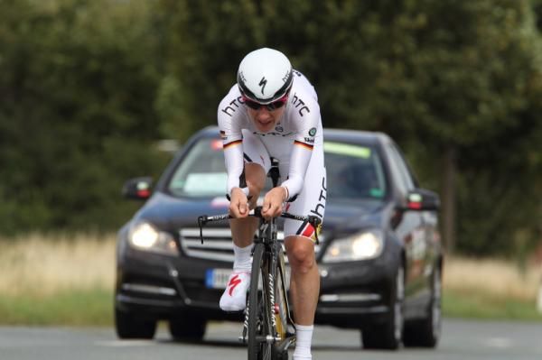 On her birthday, Judith Arndt (HTC-HighRoad) won the time trial stage