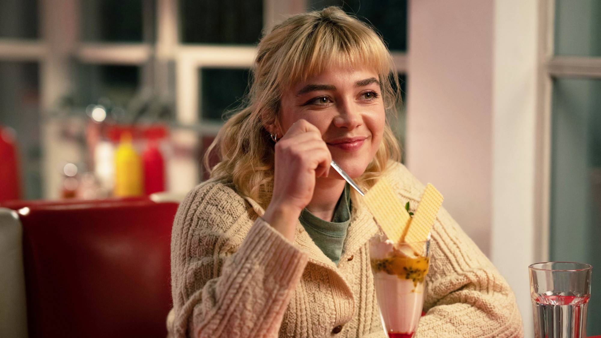 Florence Pugh in "We Live in Time" movie (2024)