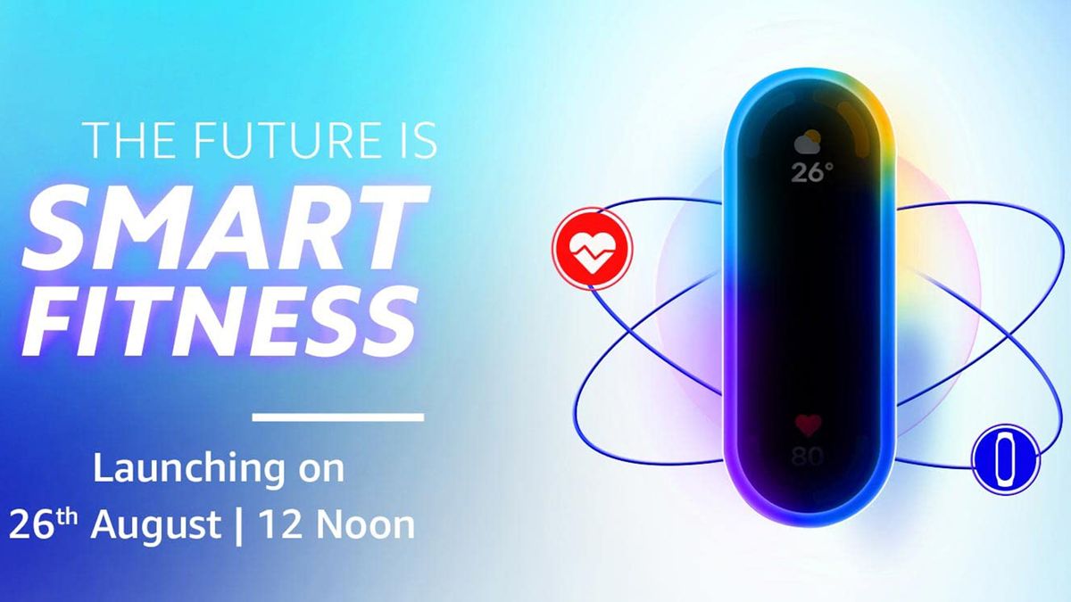 Xiaomi Mi Band 6 amazon India launch teaser