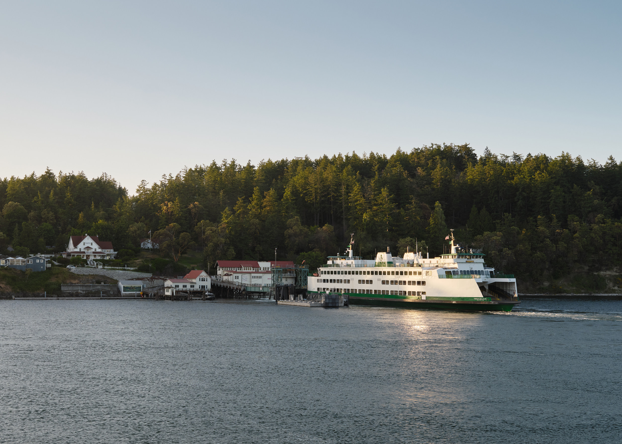 The iolair foundation can only be reached by ferry