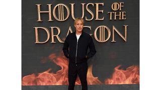 Actor Rhys Ifans on the House of Dragon cast red carpet