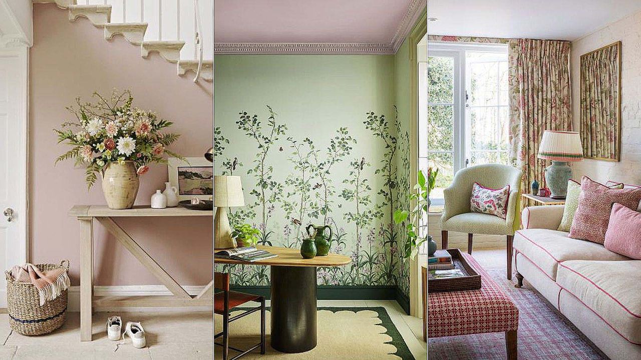 Spring decor in three rooms