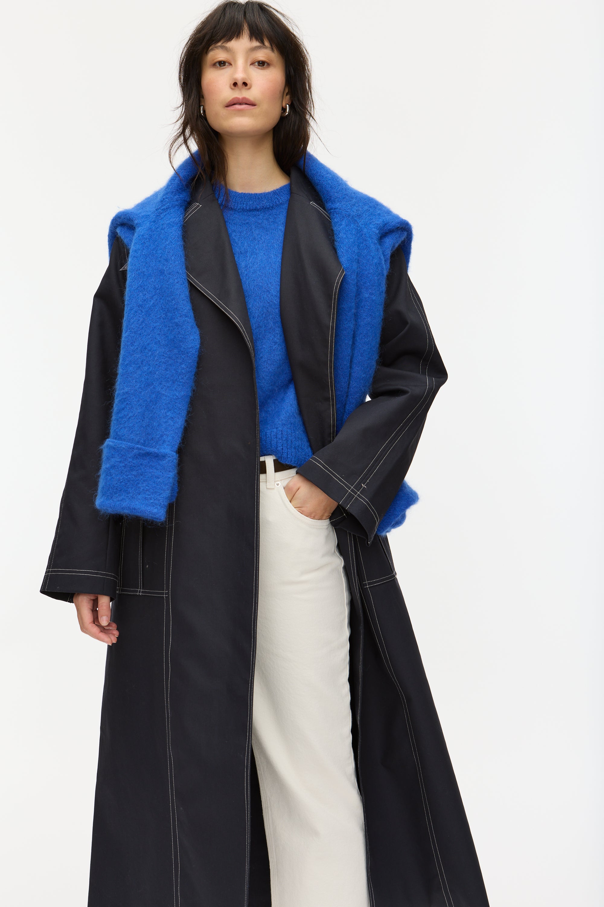 Elsa Wrap Trench Coat