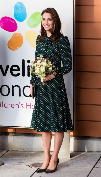 Kate Middleton's Green Polkadot Dress from L.K.Bennett Looked so ...
