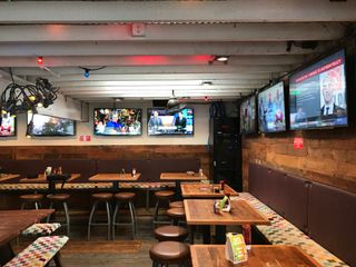 The sound system at Mutt Lynch's needed a total overhaul, but the systems needed to be consistent with the popular Newport Beach's bar vibe.