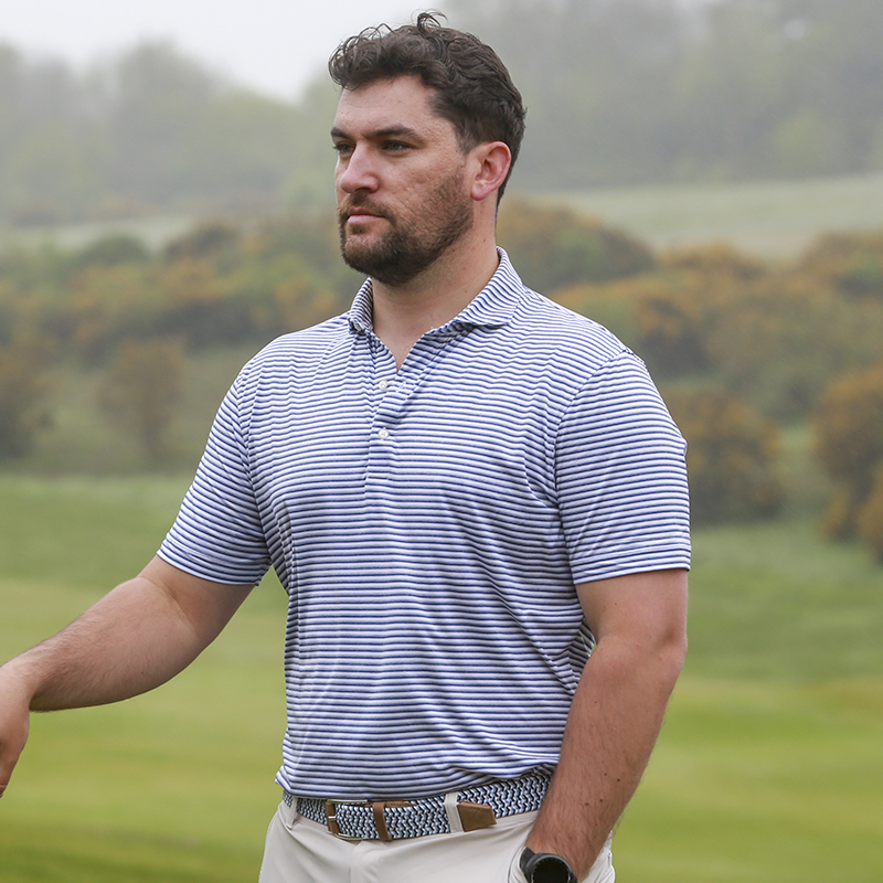 Johnnie-O Warwick Striped Polo