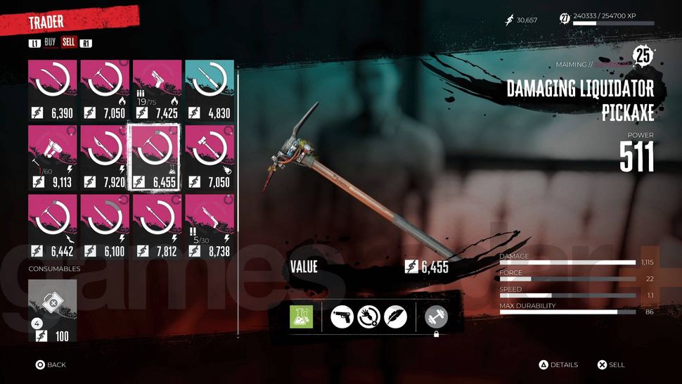 dead island 2 ryan weapons