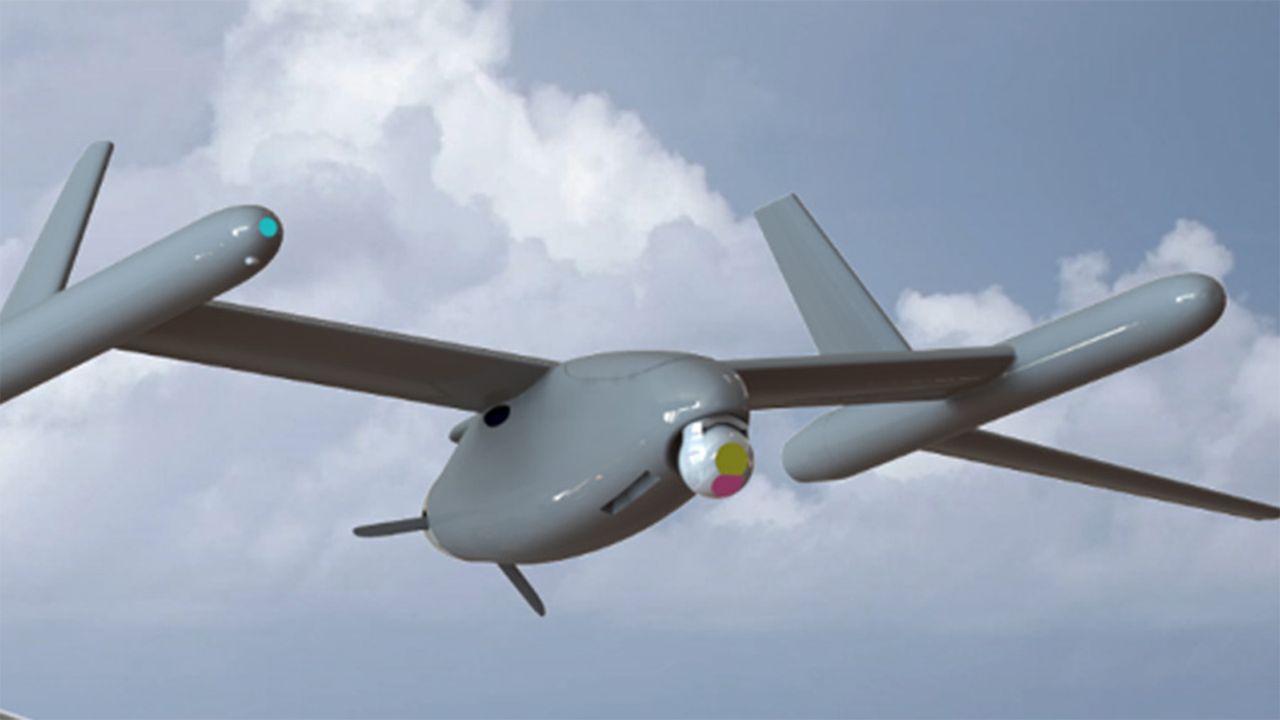 Mid-air digital illustration of military aircraft.