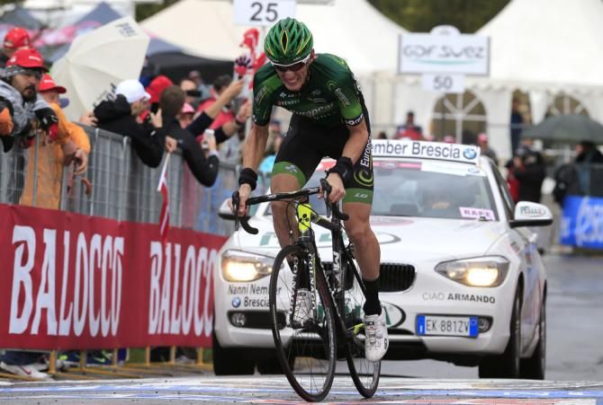 Pierre Rolland (Europcar) climbing at the Giro d'Italia