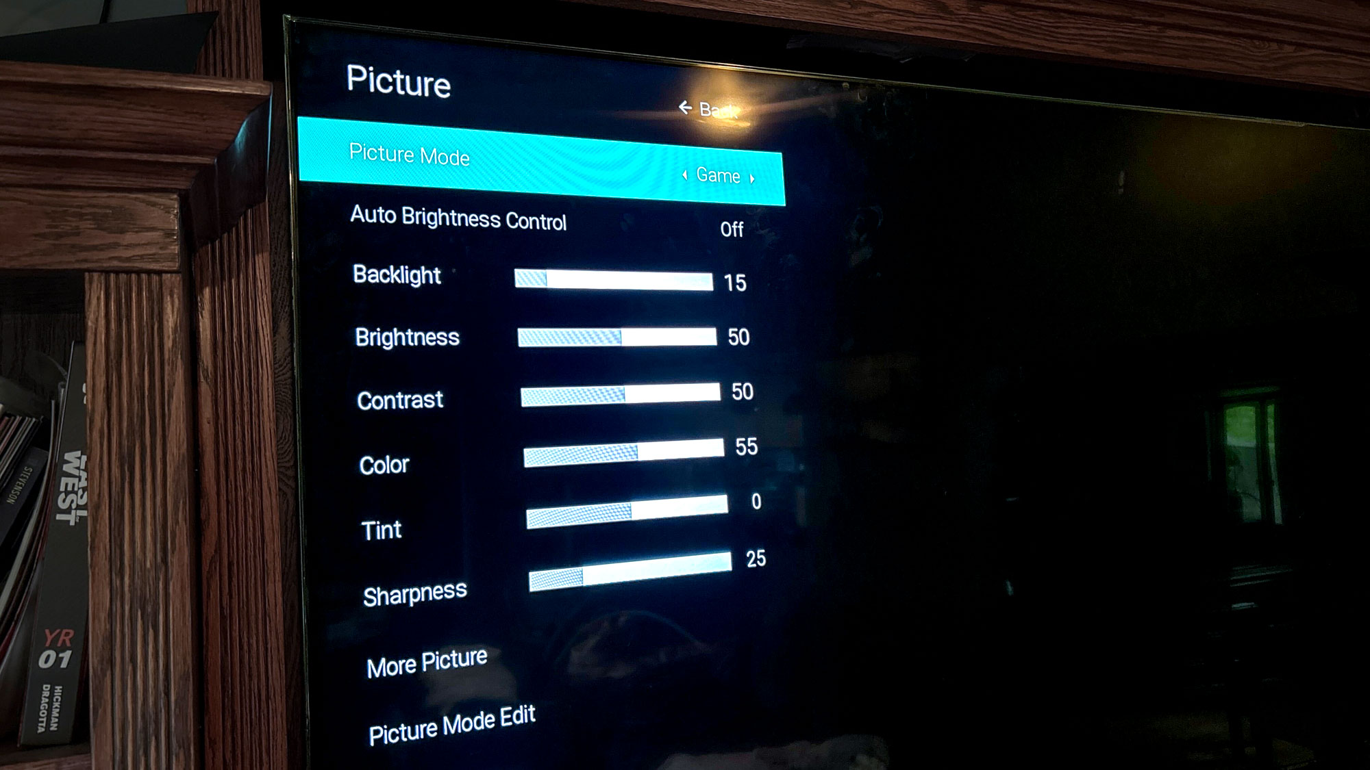 Vizio P-Series Quantum X TV on stand in living room