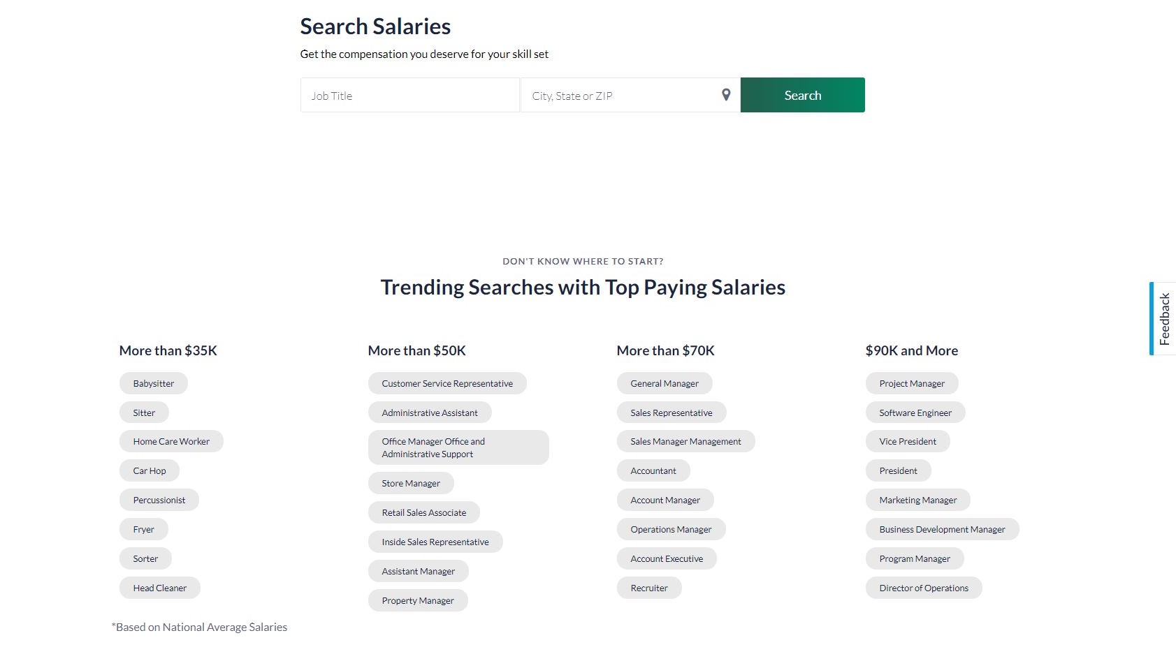 Salary Search