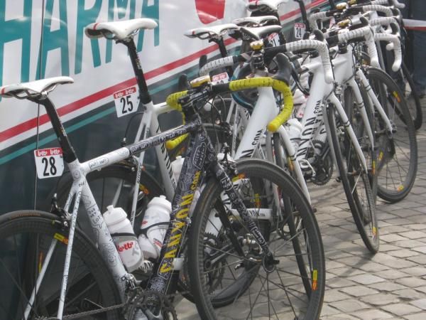 The Omega Pharma-Lotto Canyon bikes
