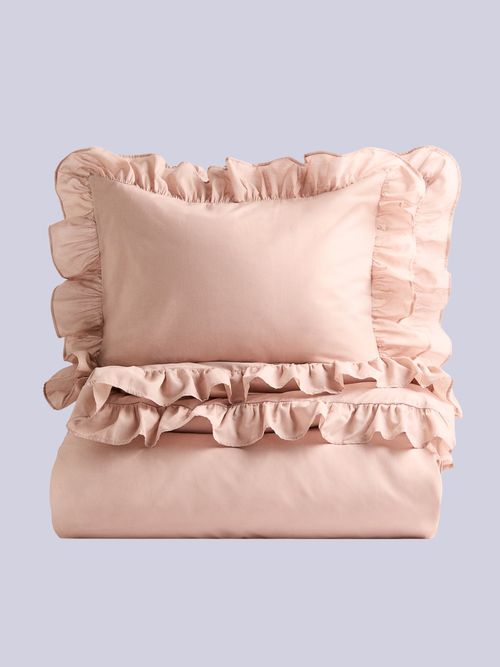 Flounced Double/king Duvet Cover Set