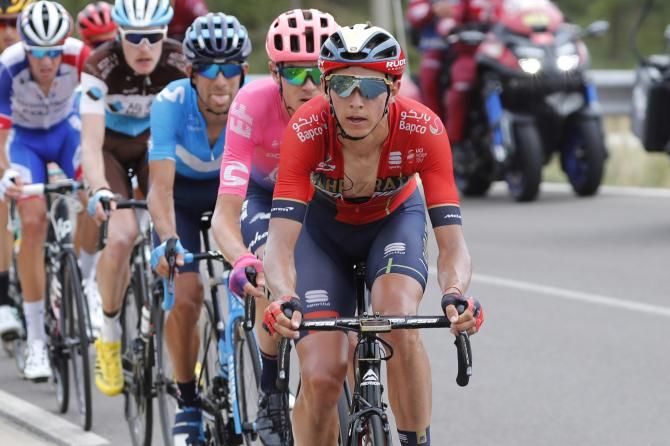 Dylan Teuns does his turns in the break