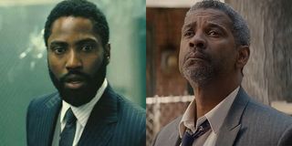 John David Washington and Denzel Washington side-by-side 2020