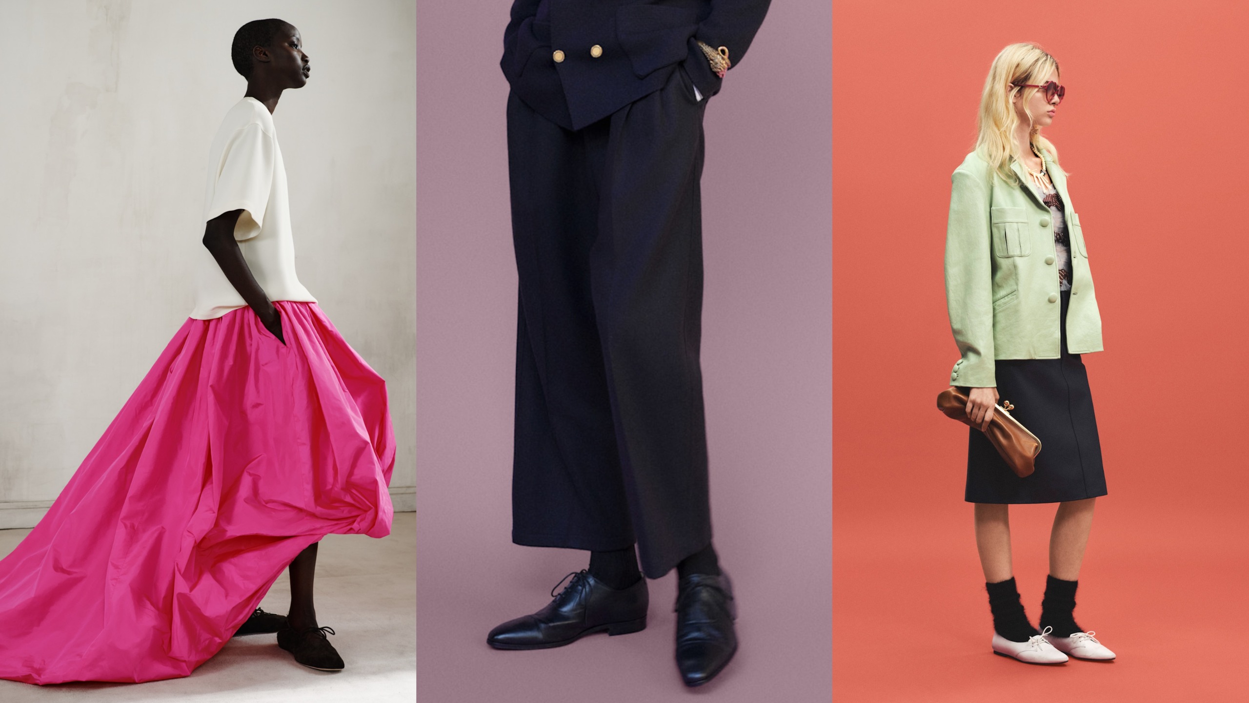 jazz shoes from the resort 2027 collections of balenciaga, Valentino, Coach