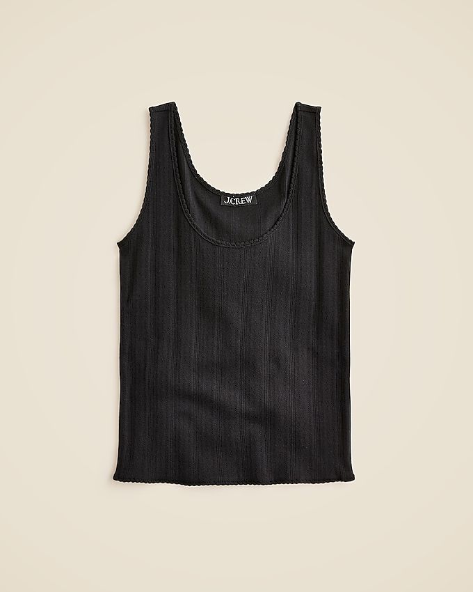 Pointelle Tank Top