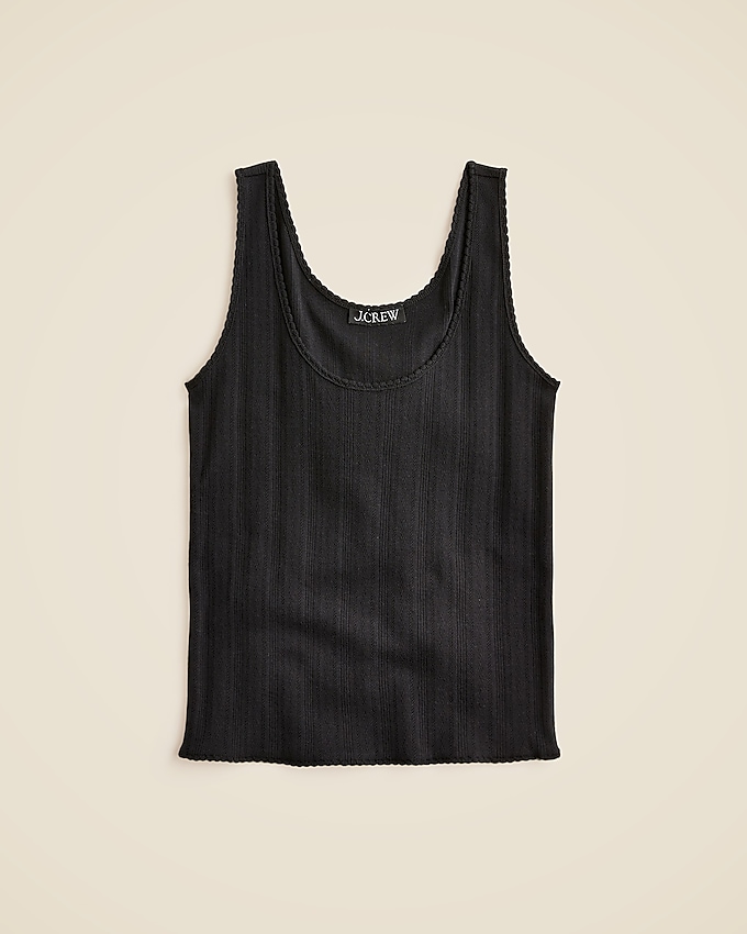 Pointelle Tank Top