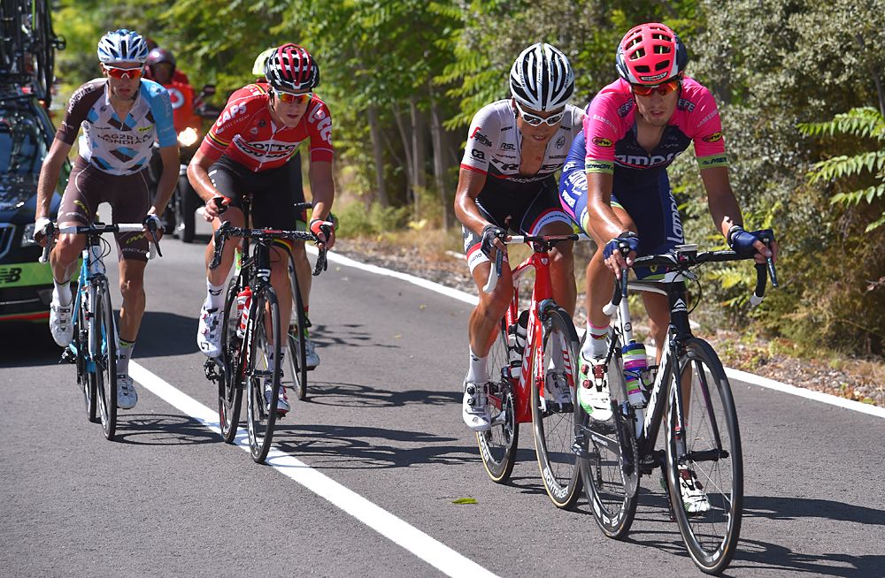 The breakaway at Vuelta a Espana stage 18