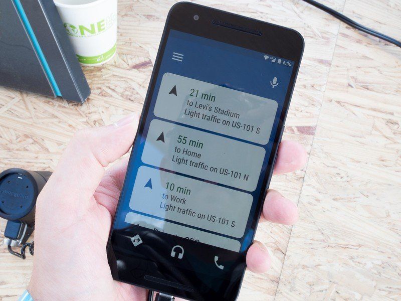 Android Auto on the phone